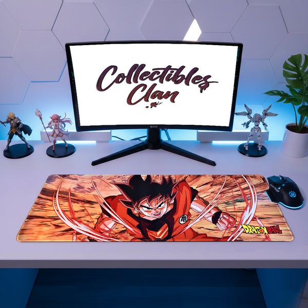 DBZ Goku Saiyan Power Gaming Art Mouse Pad Desk Mat 80cm x 30cm