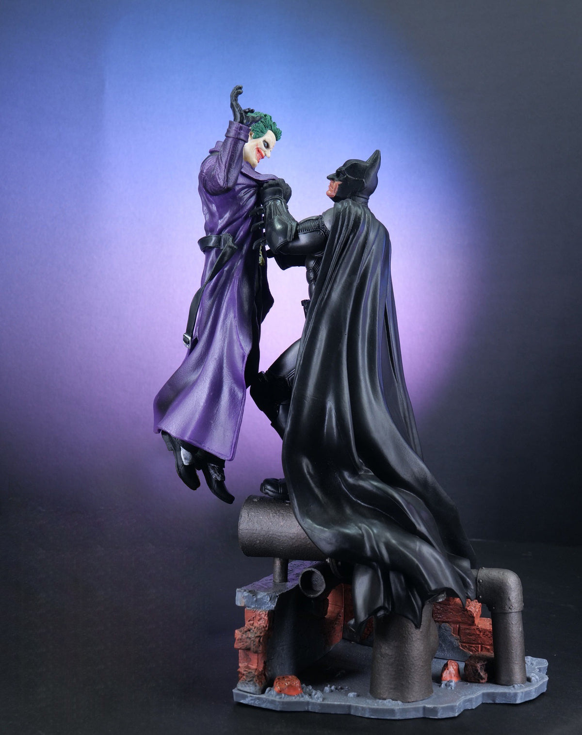 Batman vs Joker Fight Action Figure (30 cm) PVC – DC Comics Collectible by Collectibles clan