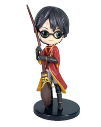 Harry Potter Action Figure with Broom Special Edition Action Figure for Car Dashboard, Decoration, Cake, Office Desk & Study Table (Pack of 1) (Height-22Cm)