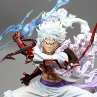 Luffy Gear 5 Thunder Strike In Hand With Onigashima Lamp