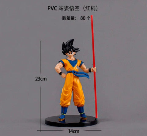 Collectiblesclan Goku Stick Action Figure  25cm Anime Collectible Toy  Goku Stick PVC Material