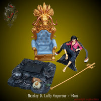 34 cm Large Luffy on Throne King