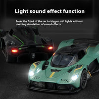 1:32 Scale Aston Martin Valkyrie AMR Pro Die-cast Model, High-Performance Track Car Replica with Aerodynamic Wings