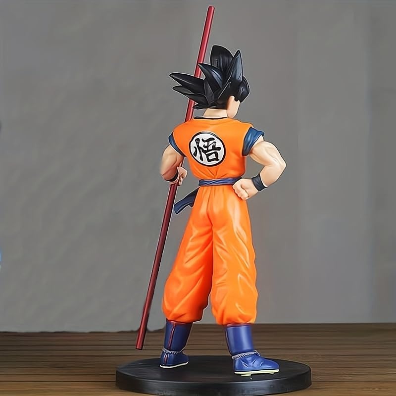 Collectiblesclan Goku Stick Action Figure  25cm Anime Collectible Toy  Goku Stick PVC Material
