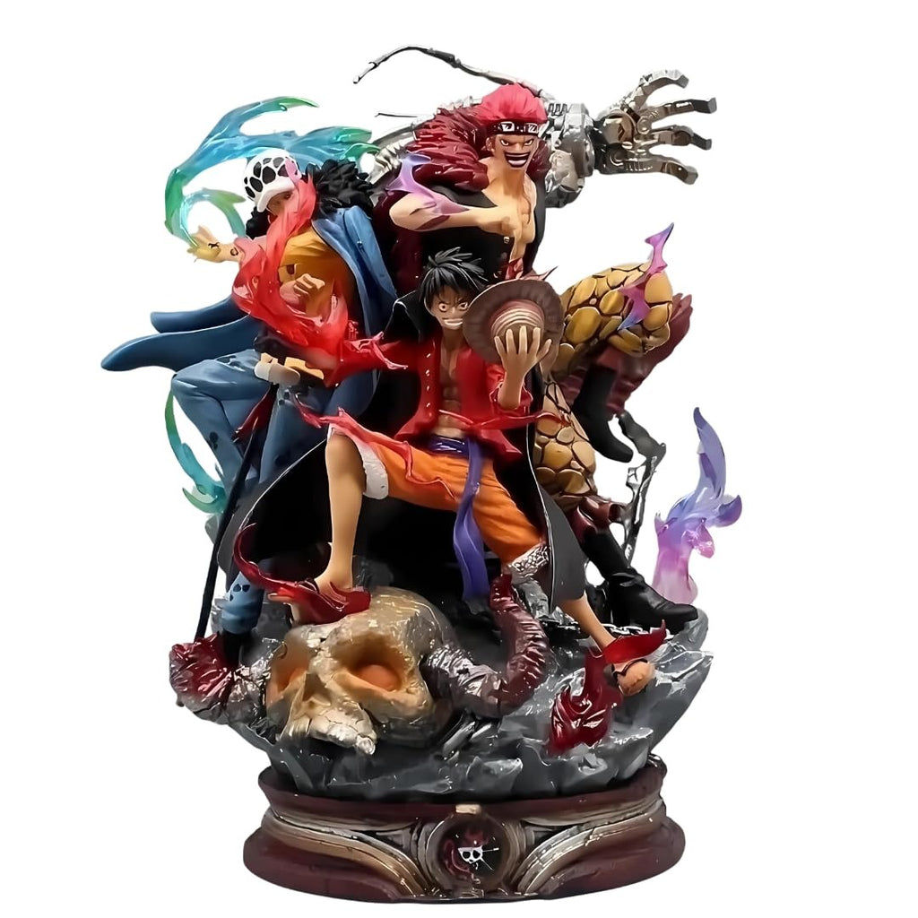 One piece figure Hot sale Teen Captains - Luffy, Law, and Kid (Set)