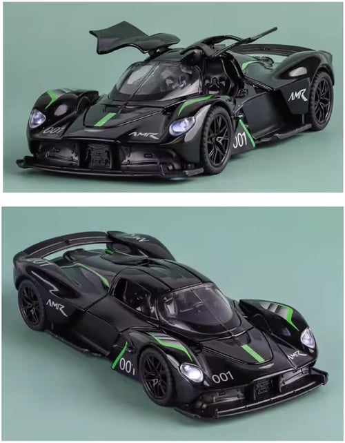 1:32 Scale Aston Martin Valkyrie AMR Pro Die-cast Model, High-Performance Track Car Replica with Aerodynamic Wings
