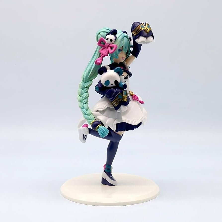 Panda Hatsune Mikus Big Figures 20cm Japanese Anime Girl Pvc Model