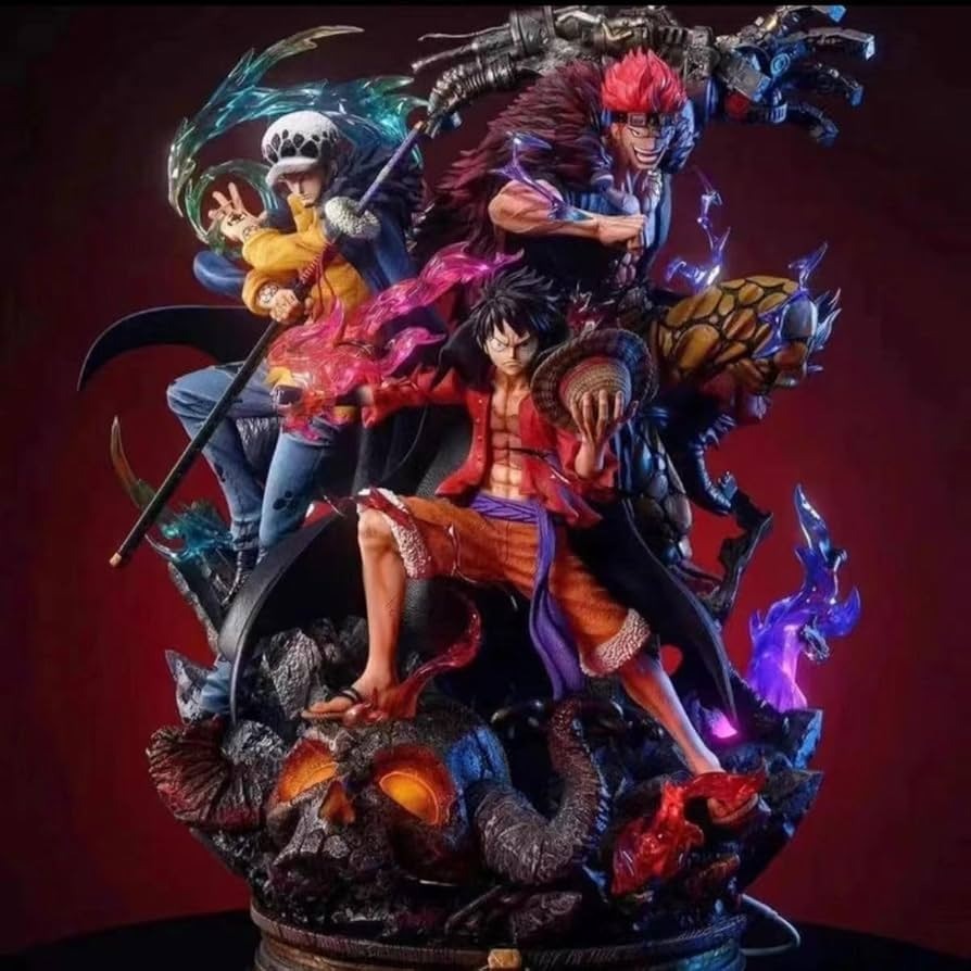 One piece figure Hot sale Teen Captains - Luffy, Law, and Kid (Set)