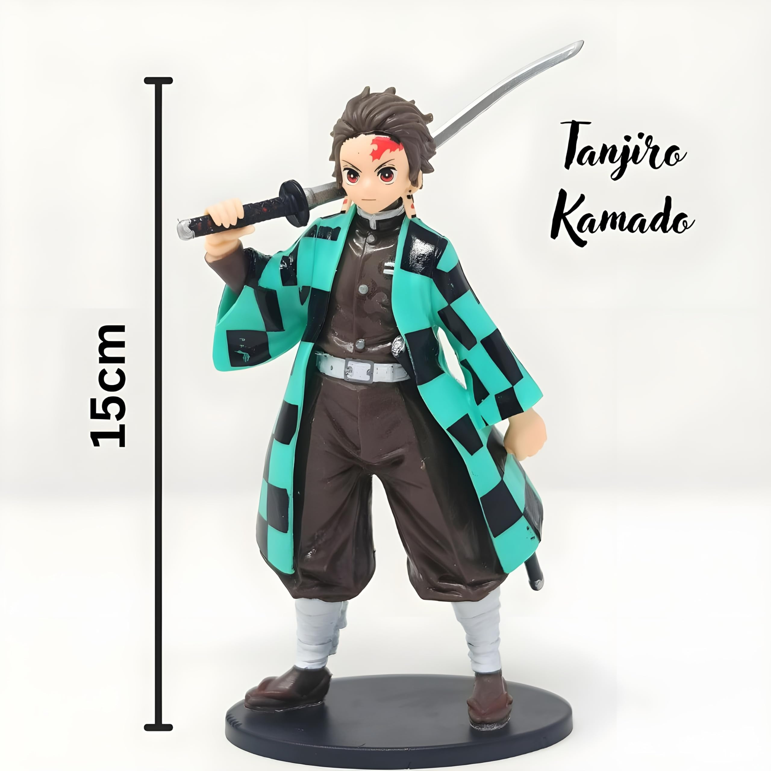 Demon Slayer Tanjiro Kamado Standing Figure (15cm) Detailed Premium PVC Anime Figure