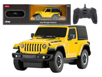 Rastar 1:24 Scale Jeep Wrangler Rubicon Remote Control Car, Licensed Off-Road 4x4 R/C SUV Model with Authentic Detailing