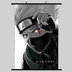 Anime Naruto Kakashi Poster Hanging Wall Scroll by Collectiblesclan