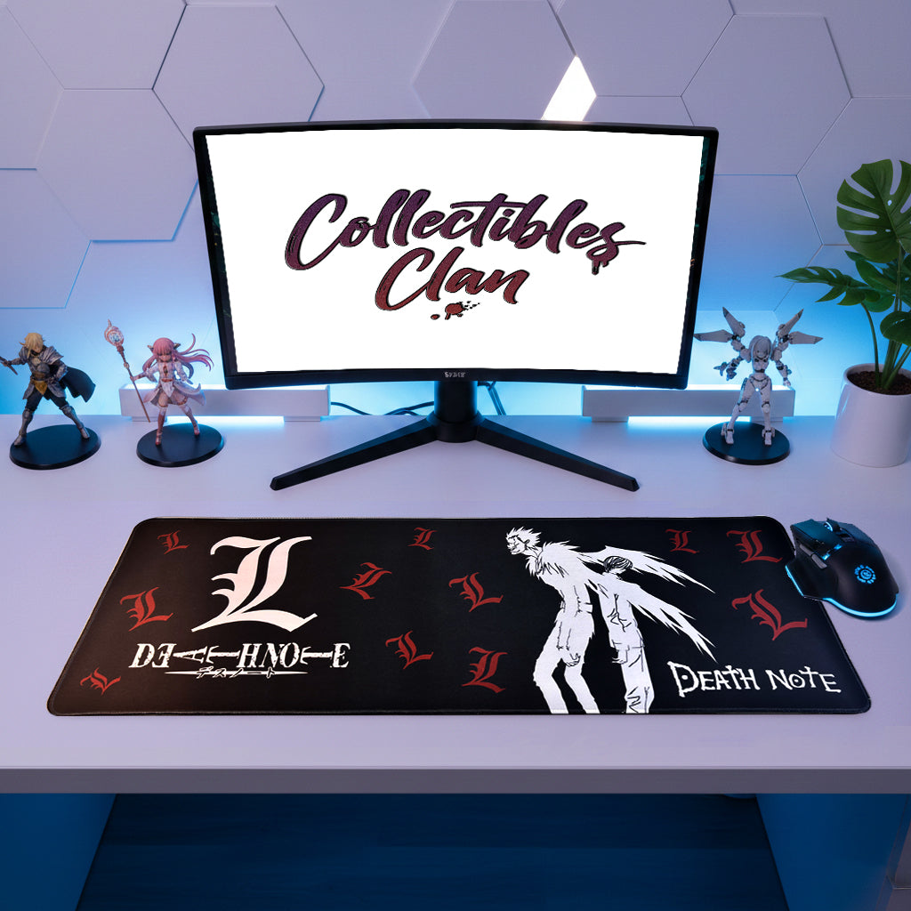 Death Note Logo & Ryuk  Gaming Art Mouse Pad Desk Mat 80cm x 30cm