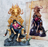34 cm Large Luffy on Throne King