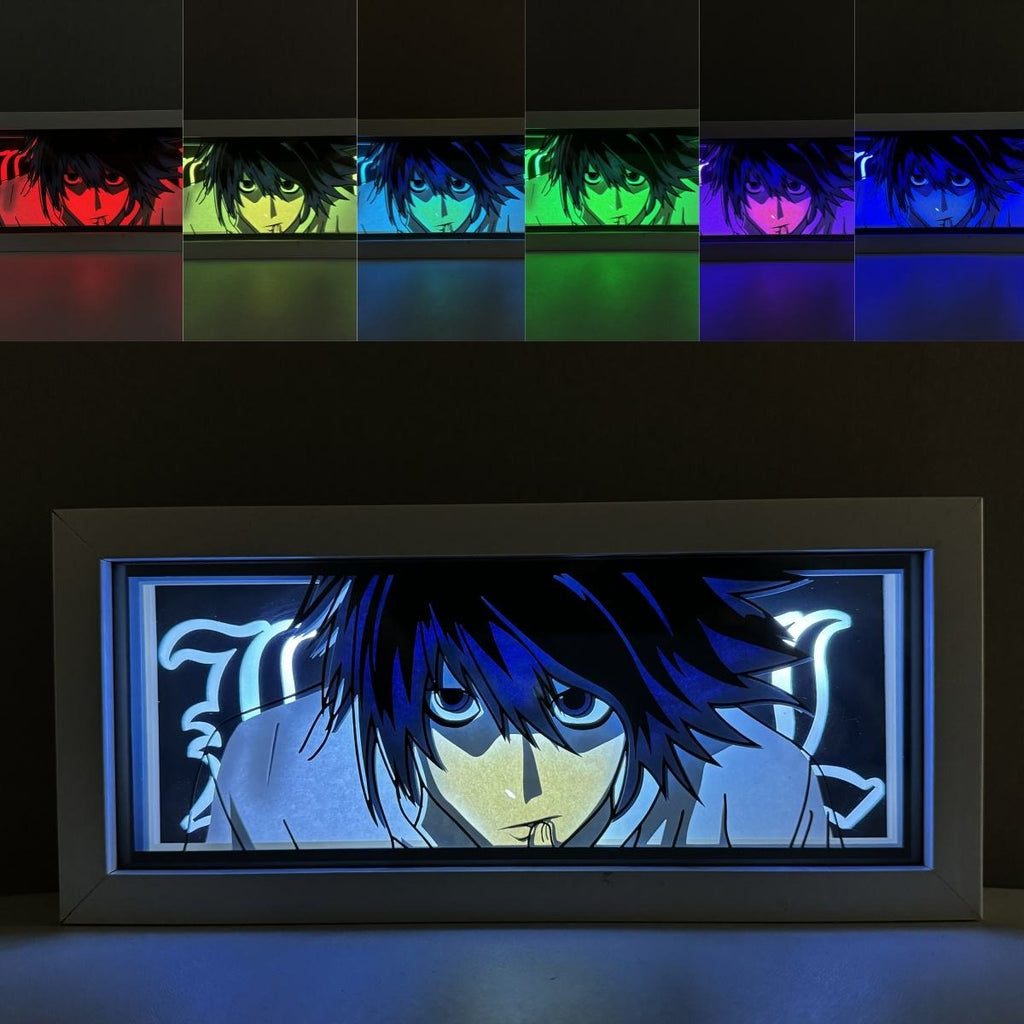 Death Note 3D Lamp - Light Yagami