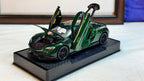 1:32 Scale Koenigsegg Gemera Hybrid Hypercar Die-cast Model, Alloy Metal Car with Opening Doors and Lighting Effects Realistic Model Gift for Kids, Boys & Diecast Collectors