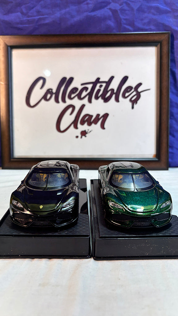 1:32 Scale Koenigsegg Gemera Hybrid Hypercar Die-cast Model, Alloy Metal Car with Opening Doors and Lighting Effects Realistic Model Gift for Kids, Boys & Diecast Collectors