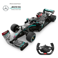 Rastar 1:12 Scale Mercedes-AMG F1 W11 EQ Performance Lewis Hamilton #44 Remote Control Car, Official Licensed F1 R/C Racing Model