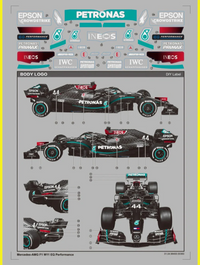 Rastar 1:12 Scale Mercedes-AMG F1 W11 EQ Performance Lewis Hamilton #44 Remote Control Car, Official Licensed F1 R/C Racing Model