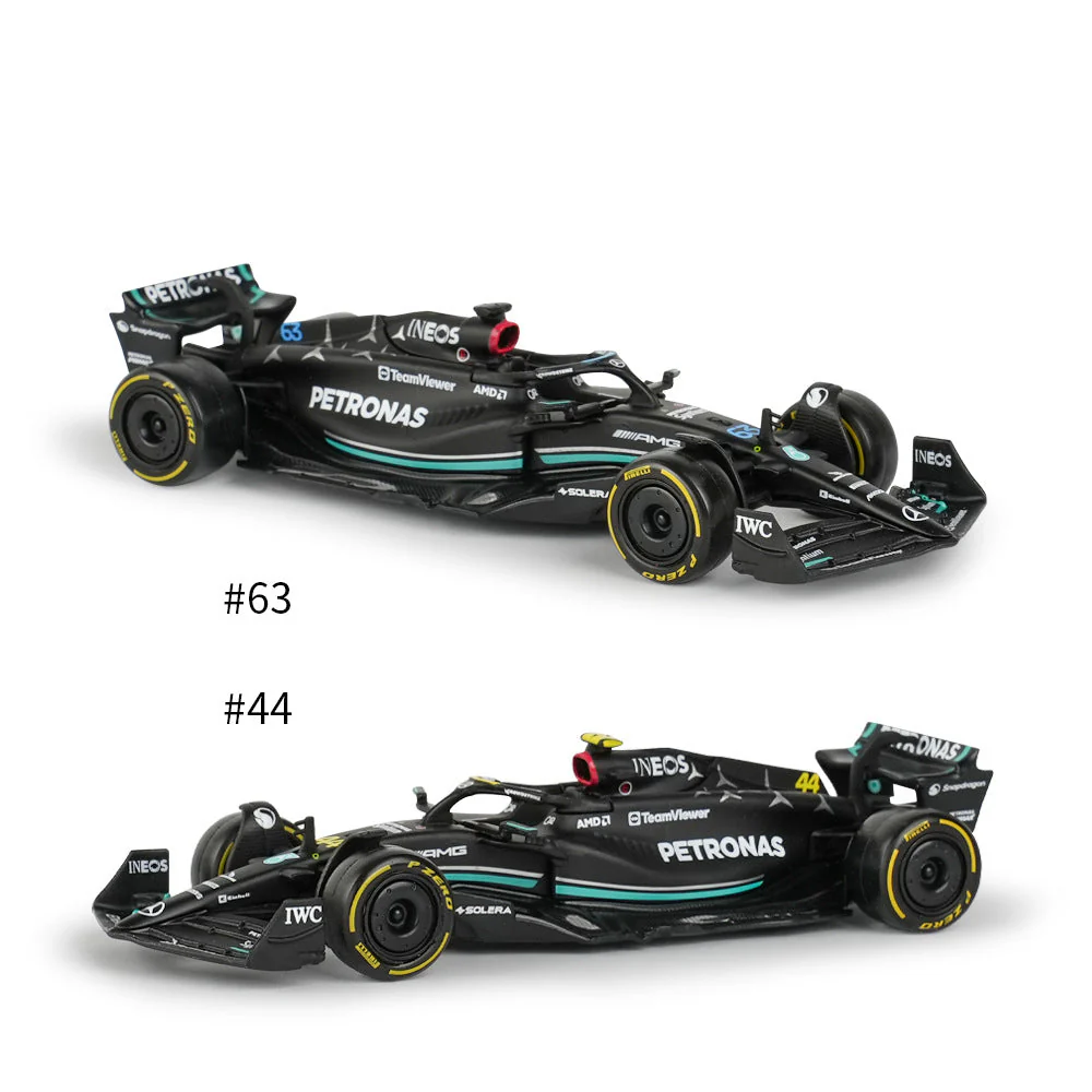 Bburago 1:43 Scale Mercedes-AMG F1 W14 Lewis Hamilton #44 Die-cast Car, Licensed Formula 1 Collector's Edition Model