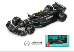Bburago 1:43 Scale Mercedes-AMG F1 W14 Lewis Hamilton #44 Die-cast Car, Licensed Formula 1 Collector's Edition Model