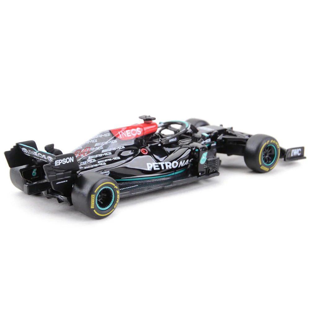 Bburago 1:43 Scale Mercedes-AMG F1 W14 Lewis Hamilton #44 Die-cast Car, Licensed Formula 1 Collector's Edition Model