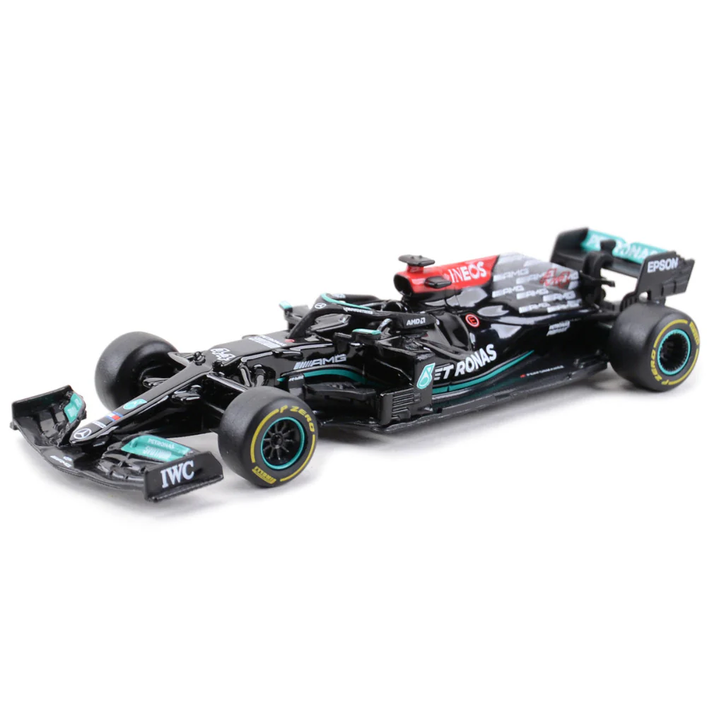 Bburago 1:43 Scale Mercedes-AMG F1 W14 Lewis Hamilton #44 Die-cast Car, Licensed Formula 1 Collector's Edition Model