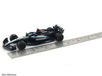 Bburago 1:43 Scale Mercedes-AMG F1 W14 George Russell #63 Die-cast Car, Official F1 Team Replica for Adult Collectors