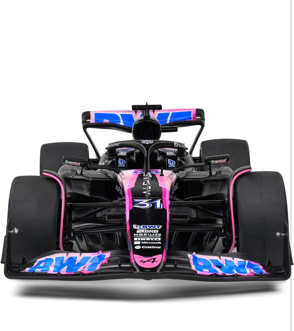 Bburago 1:43 Scale Alpine A523 Pierre Gasly #10 Die-cast Model Car, Licensed BWT Alpine F1 Team Racing Replica