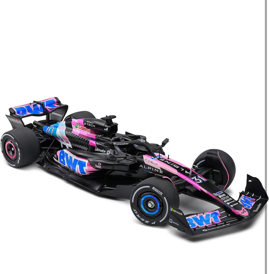 Bburago 1:43 Scale Alpine A523 Pierre Gasly #10 Die-cast Model Car, Licensed BWT Alpine F1 Team Racing Replica