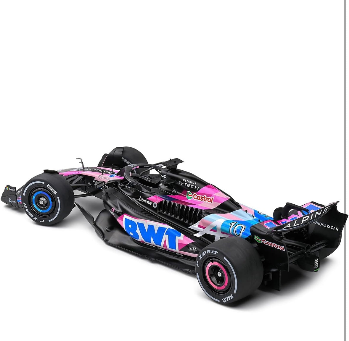 Bburago 1:43 Scale Alpine A523 Pierre Gasly #10 Die-cast Model Car, Licensed BWT Alpine F1 Team Racing Replica