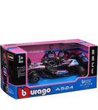 Bburago 1:43 Scale Alpine A523 Pierre Gasly #10 Die-cast Model Car, Licensed BWT Alpine F1 Team Racing Replica