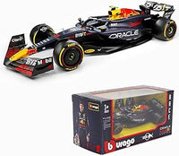 Bburago 1:43 Scale Red Bull Racing RB19 Sergio Perez #11 Die-cast Model, Official F1 Formula 1 Team Collector Item