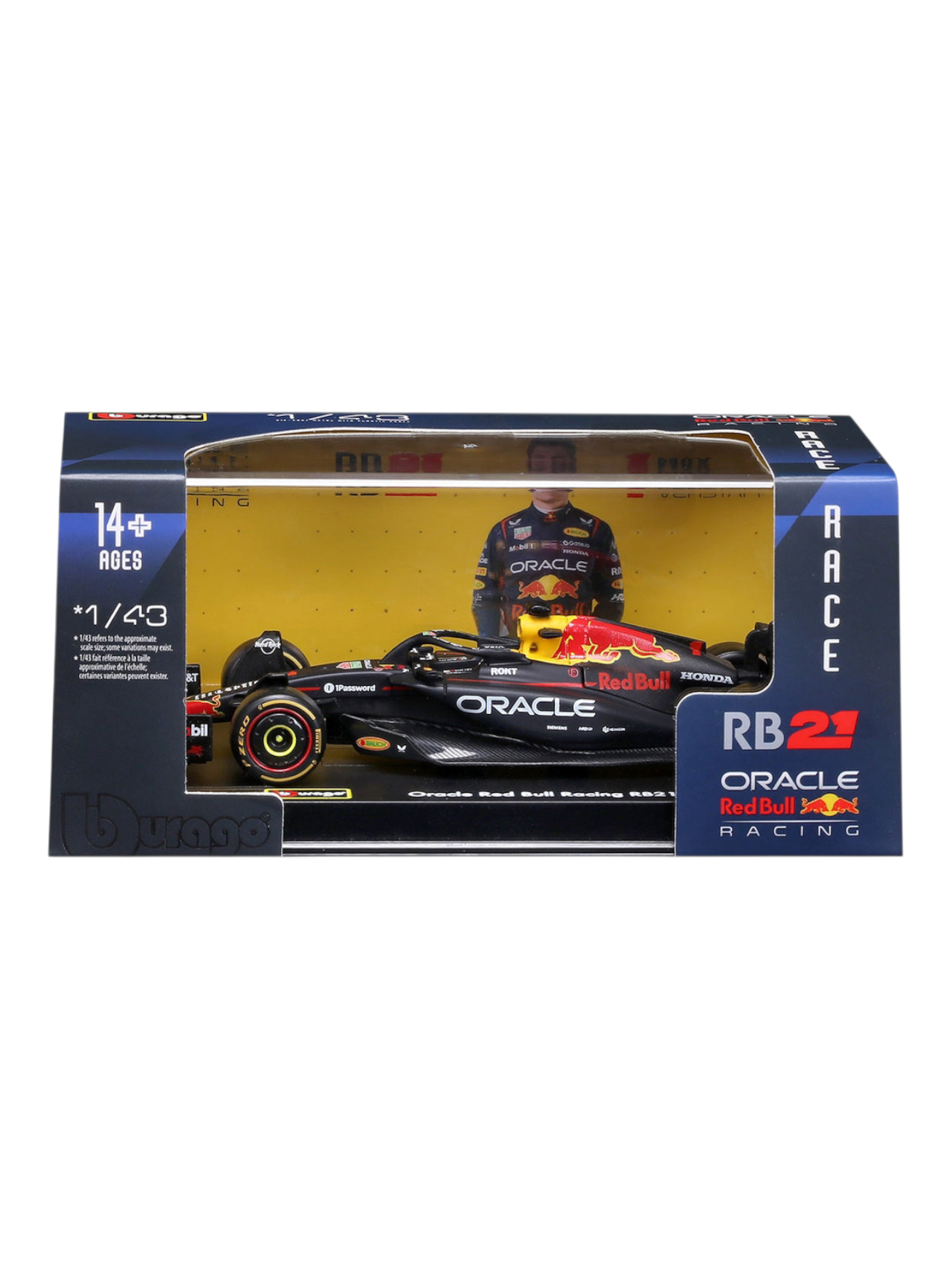 Bburago 1:43 Scale Red Bull Racing RB19 Sergio Perez #11 Die-cast Model, Official F1 Formula 1 Team Collector Item