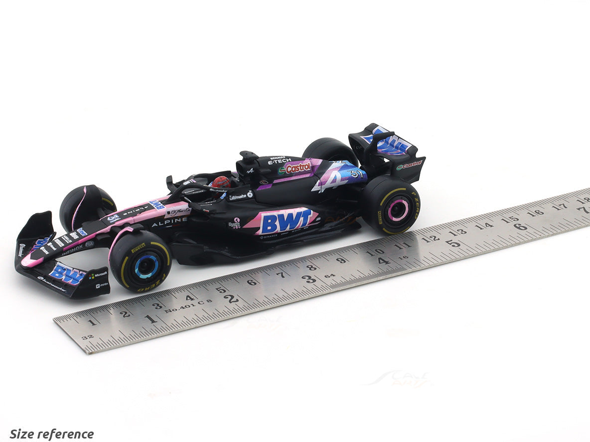 Bburago 1:43 Scale Alpine A523 Esteban Ocon #31 Die-cast Car, Authentic Formula 1 Racing Series Model Toy