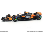 Bburago 1:43 Scale McLaren MCL60 Oscar Piastri #81 Die-cast Model Car, Official Formula 1 Team Racing Replica