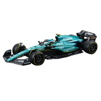 Bburago 1:43 Scale Aston Martin AMR23 Fernando Alonso #14 Die-cast Car, Licensed F1 Racing Series Collector Model