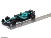 Bburago 1:43 Scale Aston Martin AMR23 Fernando Alonso #14 Die-cast Car, Licensed F1 Racing Series Collector Model