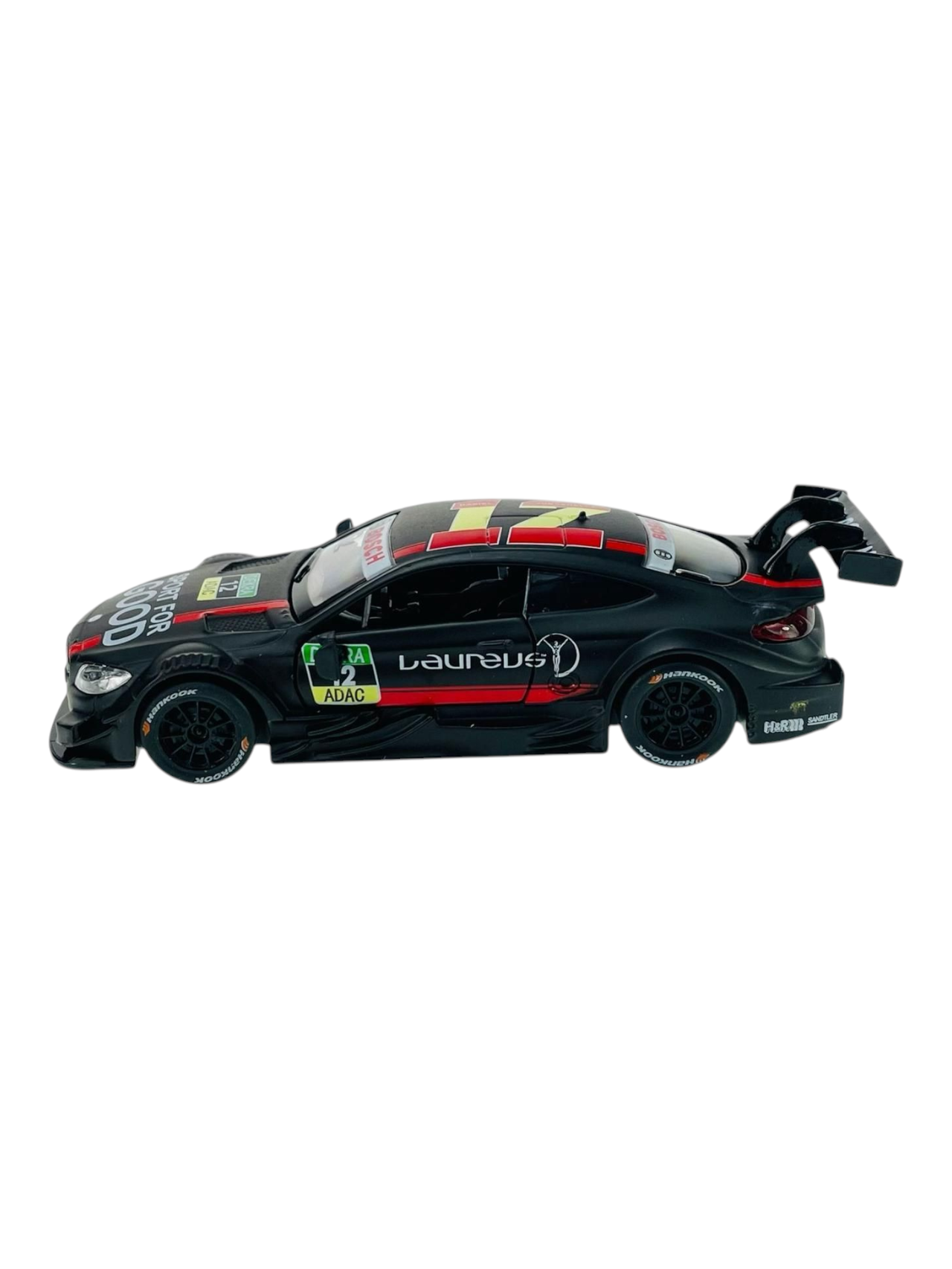 CCA 1:43 Scale Mercedes-Benz AMG C63 DTM Racing Car, Licensed Die-cast Model in Premium Acrylic Display Case