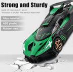 1:32 Scale Bugatti Bolide "Fire Meteor" Alloy Die-cast Model, Track-Only Hypercar Replica with Lights and Racing Sound