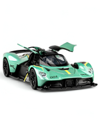 1:32 Scale Aston Martin Valkyrie AMR Pro Die-cast Model, High-Performance Track Car Replica with Aerodynamic Wings
