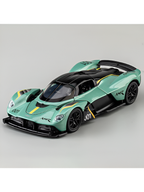1:32 Scale Aston Martin Valkyrie AMR Pro Die-cast Model, High-Performance Track Car Replica with Aerodynamic Wings