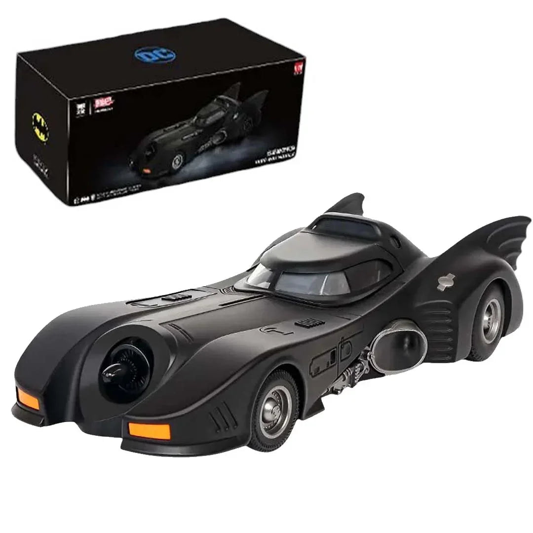 1:43 Scale Classic Batmobile (1989 Movie Edition) Die-cast Model, Iconic DC Comics Batman Collector Car