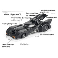 1:43 Scale Classic Batmobile (1989 Movie Edition) Die-cast Model, Iconic DC Comics Batman Collector Car