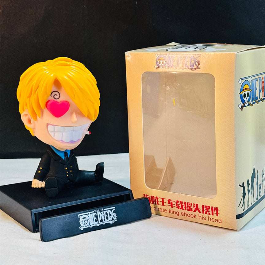 Sanji Anime Bobblehead Figurine | One Piece Collectible | Desk & Car Decor - Premium Car Dashboard & Study Table Accessory
