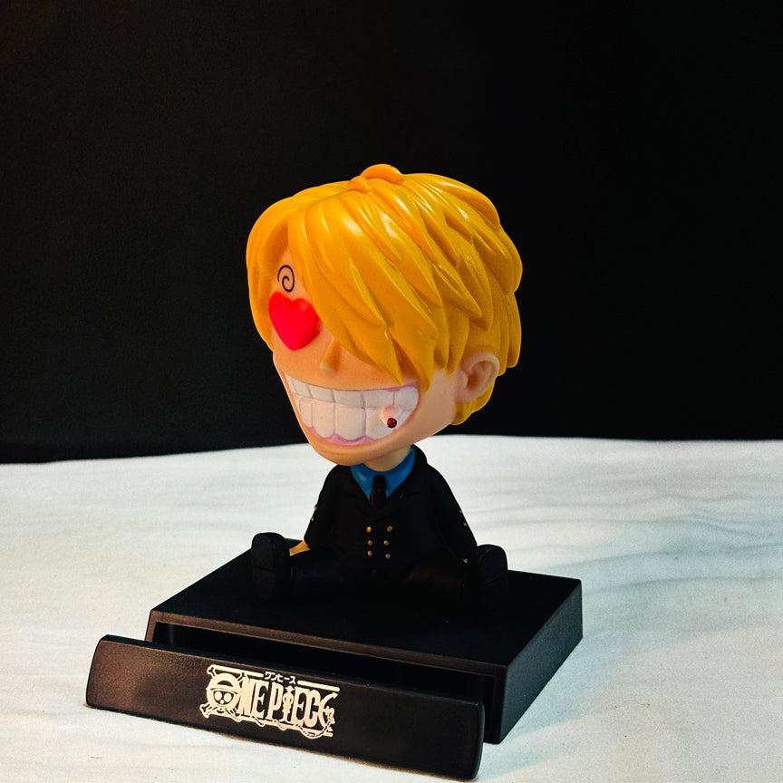 Sanji Anime Bobblehead Figurine | One Piece Collectible | Desk & Car Decor - Premium Car Dashboard & Study Table Accessory