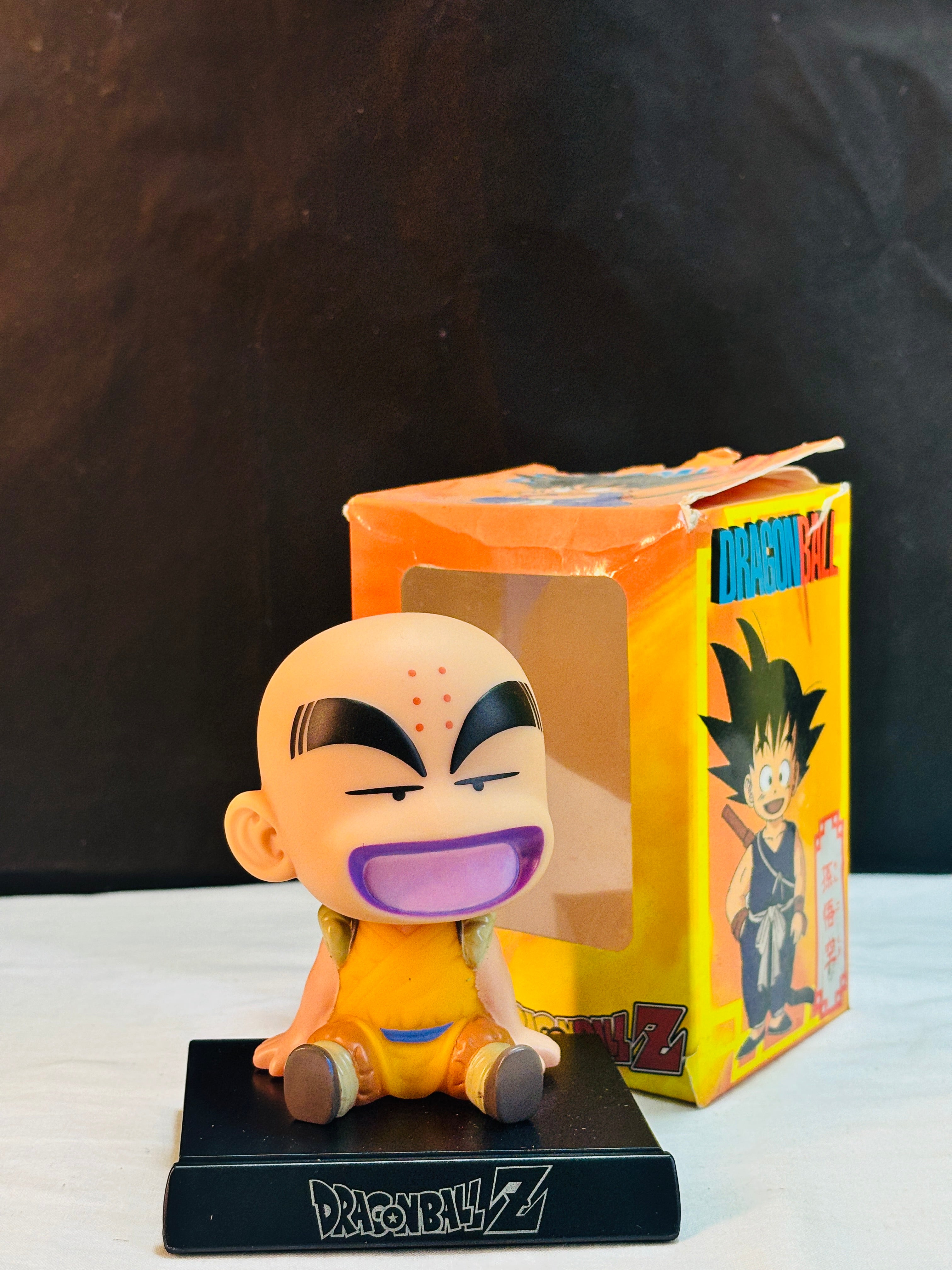 Krillin Dragon Ball Z Anime Bobblehead - Premium Car Dashboard & Study Table Accessory