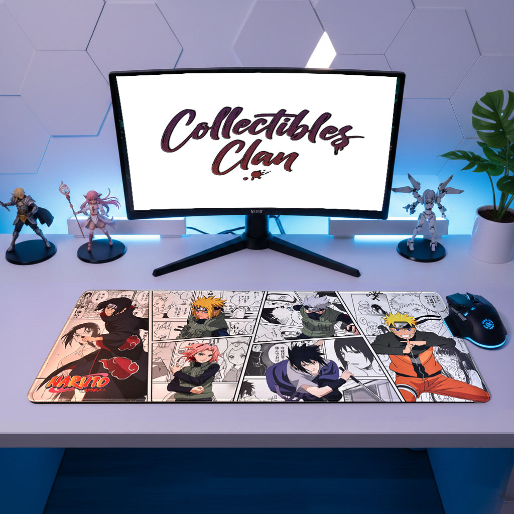 Naruto Hidden Leaf Group Gaming Art Mouse Pad Desk Mat 80cm x 30cm