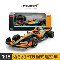 Rastar 1:18 Scale McLaren MCL36 Lando Norris #4 Remote Control Car, Official Formula 1 Team R/C Replica