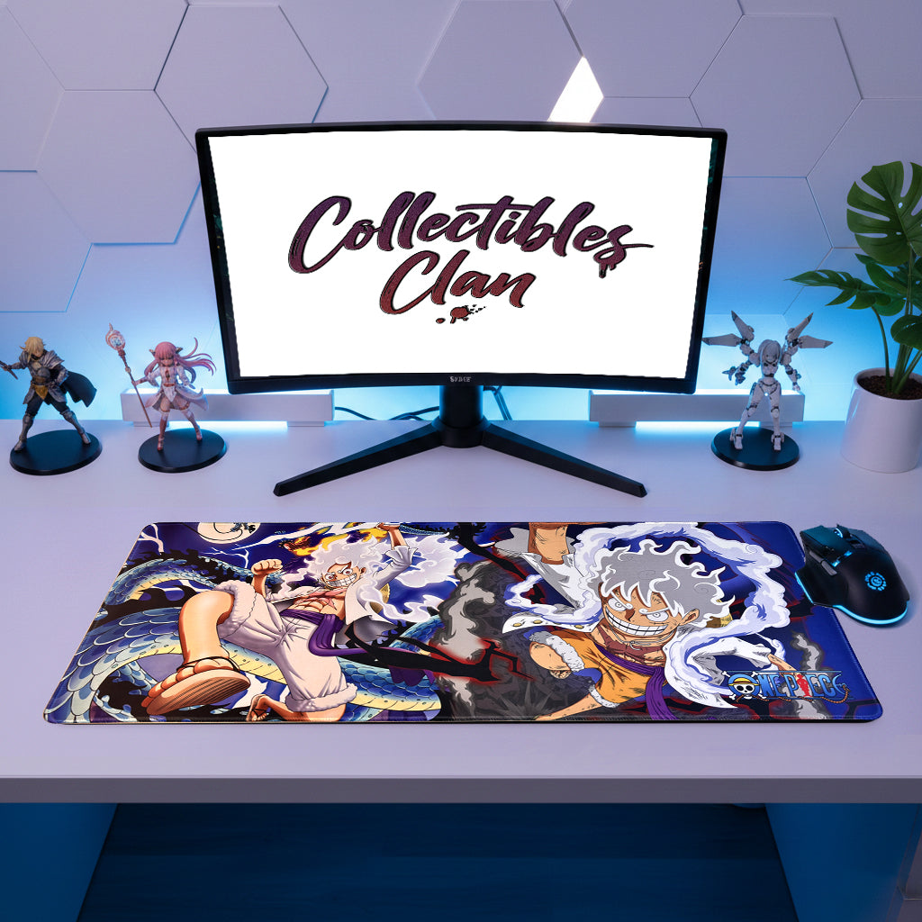One Piece Luffy "Double Pose" Gaming Art Mouse Pad Desk Mat 80cm x 30cm