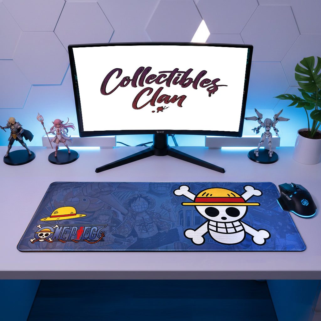 One Piece Straw Hat Crew Group Gaming Art Mouse Pad Desk Mat 80cm x 30cm